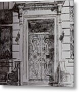 Door Metal Print