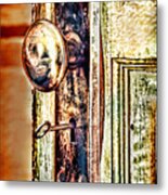 Door Knob With Key Metal Print