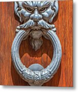 Door Knocker Of Tuscany Metal Print