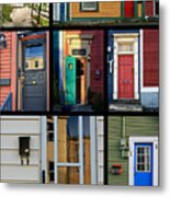 Doors And Windows Newfoundland Metal Print