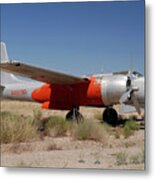 Douglas B-26b Invader N4819e Buckeye Arizona April 29 2011 Metal Print