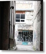 Down In The Alley Metal Print