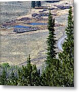 Down In The Valley Metal Print