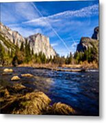 Down In The Valley Metal Print