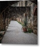Down The Arched Path Metal Print