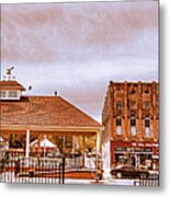 Downtown Water Valley Usa - Panoramic Landscape Metal Print
