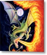 Dragon Fire Metal Print