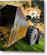 Dramatic Loader Metal Print