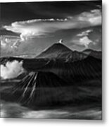 Dramatic View Of Mount Bromo Metal Print