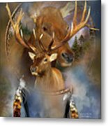 Dream Catcher - Spirit Of The Elk Metal Print