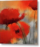 Dream Of Poppies Ii Metal Print