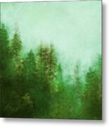 Dreamy Spring Forest Metal Print