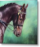 Dressage Dreams Metal Print by Michelle Wrighton