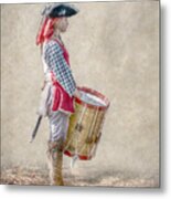 Drummer Boy Portrait  Ver 2 Metal Print