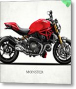 Ducati Monster Metal Print