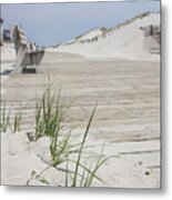 Dune Grass Metal Print