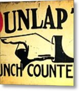 Dunlap's Lunch Counter Metal Print