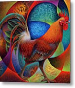 Dynamic Rooster - 3d Metal Print