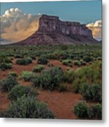 Eagle Mesa Storm Clouds Metal Print