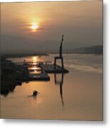 Early Hour On The River Metal Print