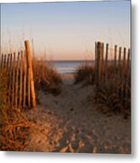 Early Morning At Myrtle Beach Sc Metal Print