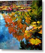 Early Morning Fall Colors Metal Print