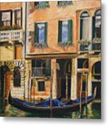 Early Morning In Venice Metal Print