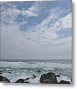 Earth And Sea And Sky In April Metal Print