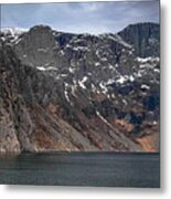 Hornelen Peak Near Maloy Norway Metal Print