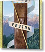 Easton Archery Quiver With Arrows Metal Print