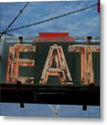 Eat Metal Print