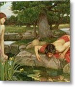 Echo And Narcissus Metal Print