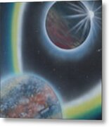 Eclipsing Metal Print