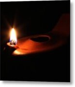 Egyptian Style Lamp - Terracotta 2 Metal Print