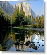 El Cap Reflect By Matthew Metal Print