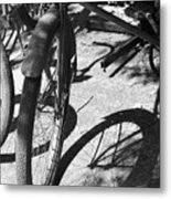 Elgin Bicycle Shadow Metal Print