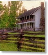 Elkhorn Tavern At Pea Ridge - Arkansas - Civil War Metal Print