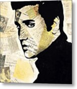 Elvis Presley Love Song Metal Print