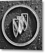 Emblem Mono Metal Print