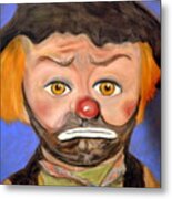 The Clown Metal Print