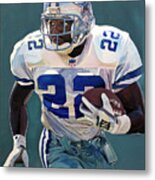 Emmitt Smith - Dallas Cowboys Metal Print