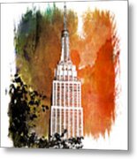 Empire State Of Mind Art 1 Metal Print