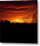 End Of Day Metal Print