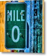 End Of The Line Metal Print