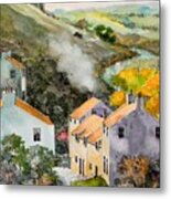 English Village Metal Print