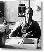 Enrico Fermi, Italian-american Physicist Metal Print
