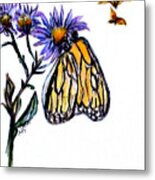 Erika's Butterfly One Metal Print