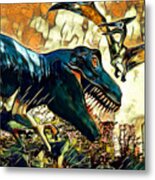 Escape From Jurassic Park Metal Print