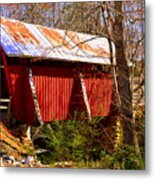 Est. 1909 Campbell's Covered Bridge Metal Print