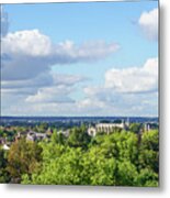 Eton College From Windsor Castle Metal Print